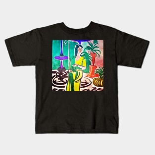 Tea time-Matisse inspired Kids T-Shirt